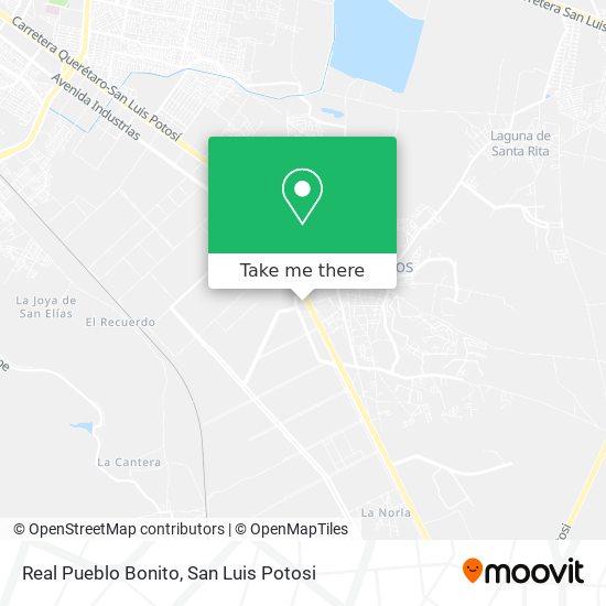 Real Pueblo Bonito map