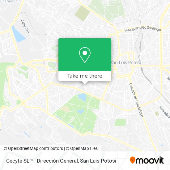 Mapa de Cecyte SLP - Dirección General
