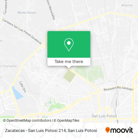 Zacatecas - San Luis Potosi 214 map