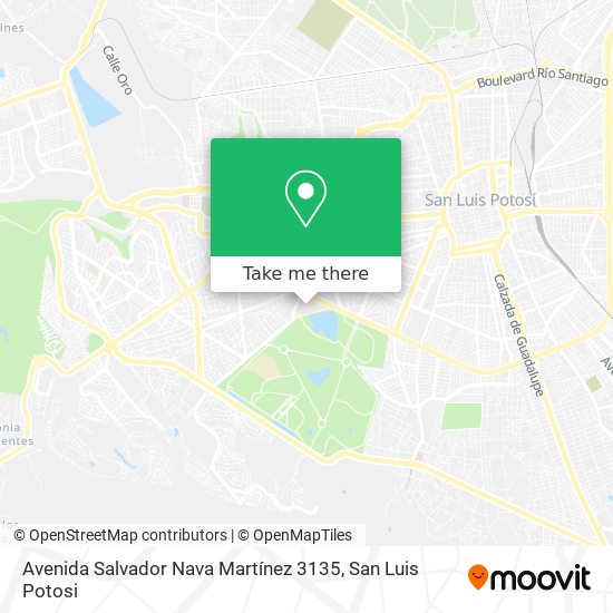 Mapa de Avenida Salvador Nava Martínez 3135