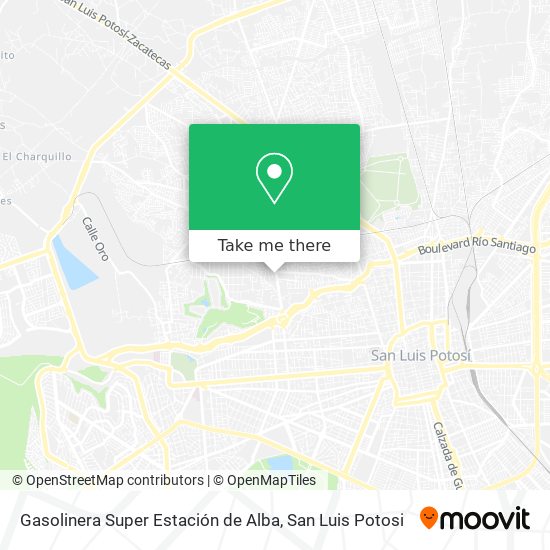 Gasolinera Super Estación de Alba map