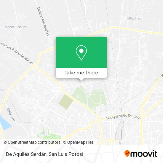 De Aquiles Serdán map