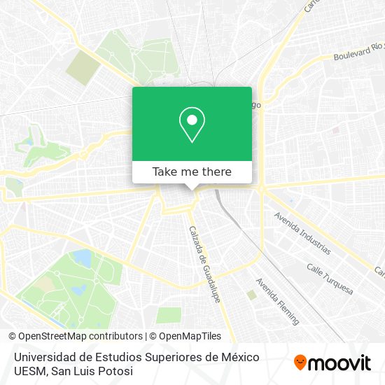 Universidad de Estudios Superiores de México UESM map