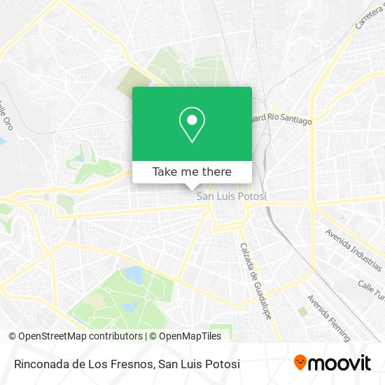 Rinconada de Los Fresnos map