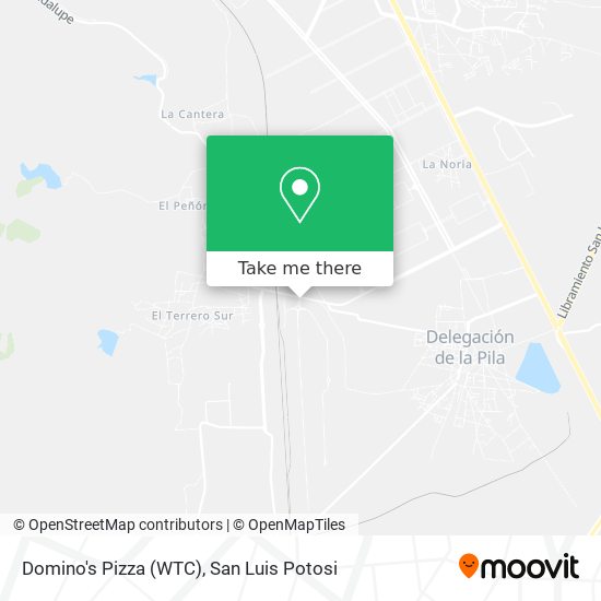 How to get to Domino's Pizza (WTC) in San Luis Potosí by Bus?