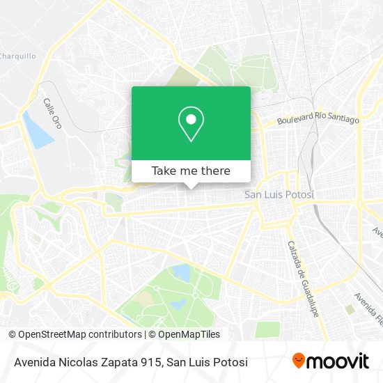 Avenida Nicolas Zapata 915 map