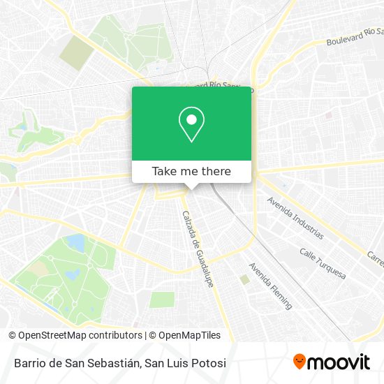 Mapa de Barrio de San Sebastián
