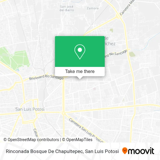 Rinconada Bosque De Chapultepec map