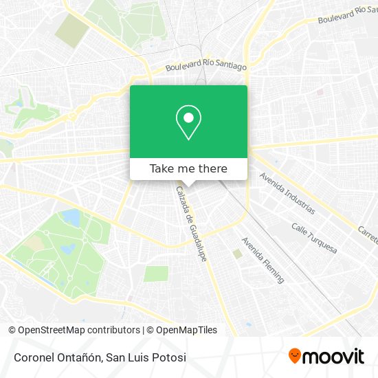Coronel Ontañón map