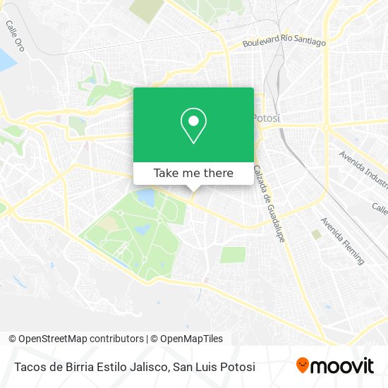 Mapa de Tacos de Birria Estilo Jalisco