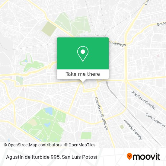 Agustín de Iturbide 995 map