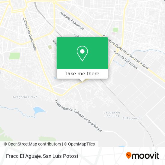 Fracc El Aguaje map