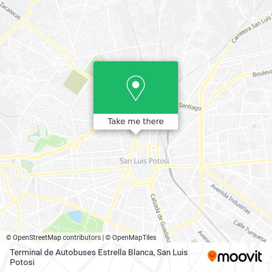 Terminal de Autobuses Estrella Blanca map