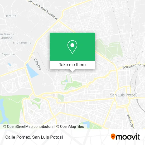 Mapa de Calle Pomex