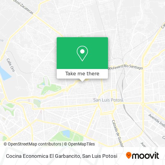 Mapa de Cocina Economica El Garbancito