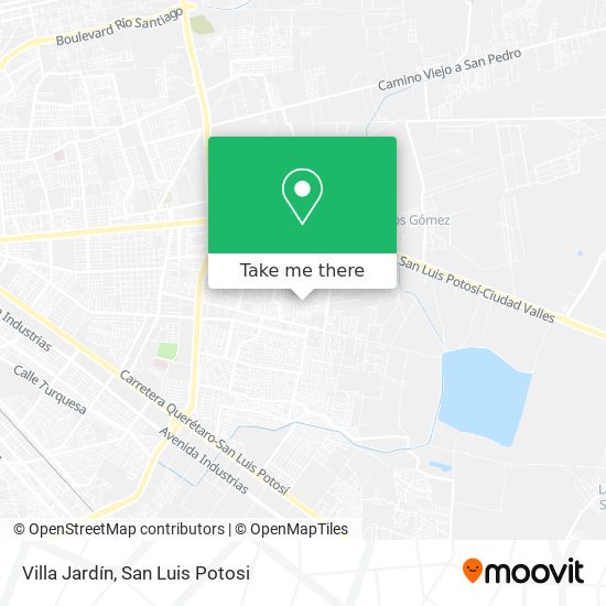 Villa Jardín map
