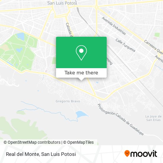 Mapa de Real del Monte
