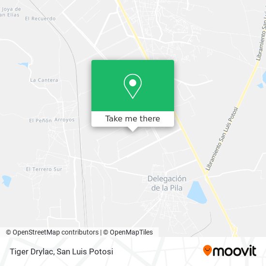 Mapa de Tiger Drylac