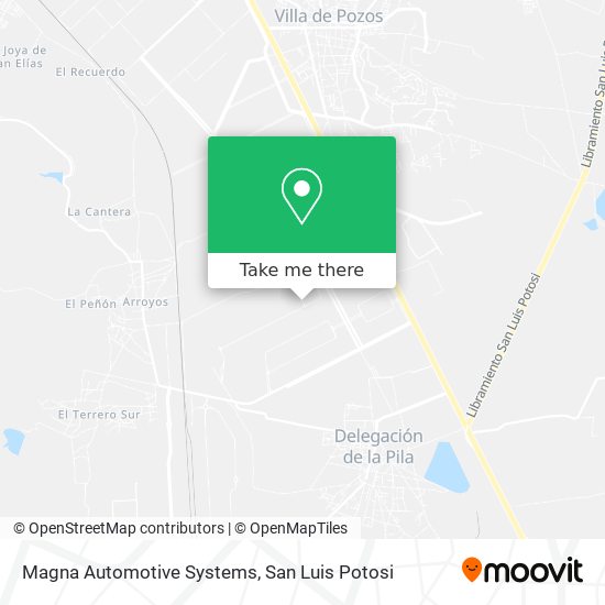 Magna Automotive Systems map