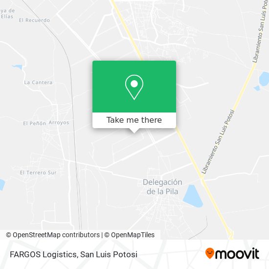 FARGOS Logistics map