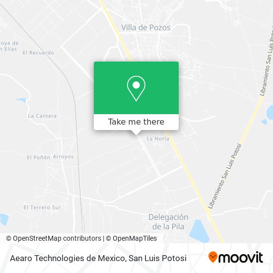 Aearo Technologies de Mexico map