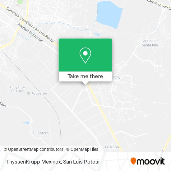 ThyssenKrupp Mexinox map