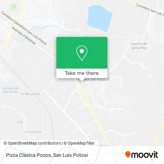 Mapa de Pizza Clásica Pozos