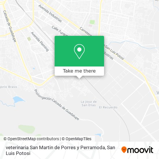 veterinaria San Martin de Porres y Perramoda map