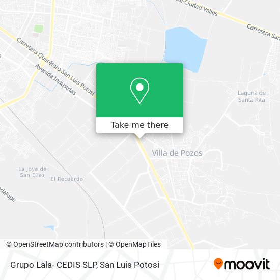 Grupo Lala- CEDIS SLP map