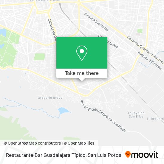 Restaurante-Bar Guadalajara Típico map