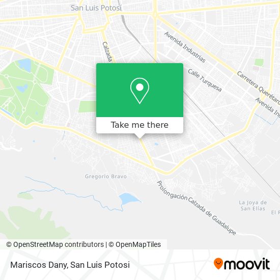 Mariscos Dany map