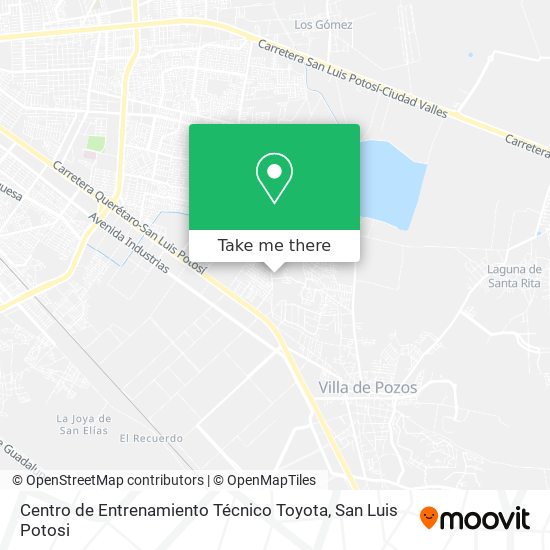 Centro de Entrenamiento Técnico Toyota map