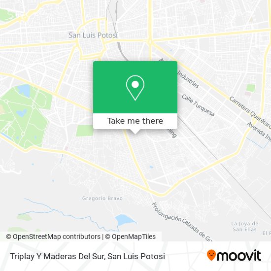 Triplay Y Maderas Del Sur map