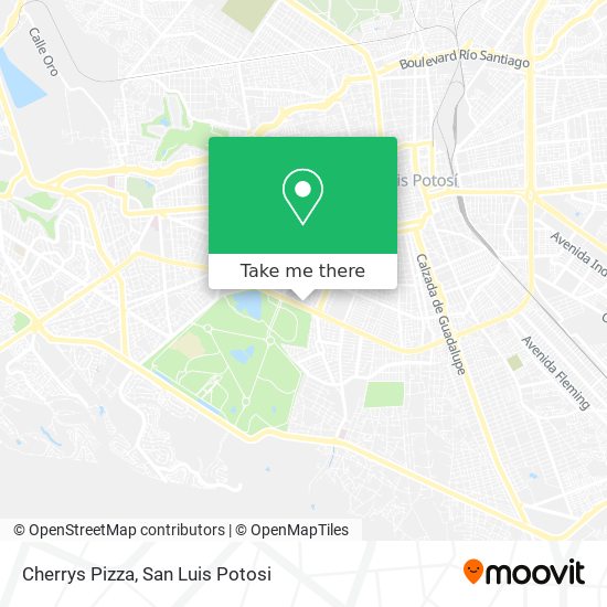 Cherrys Pizza map