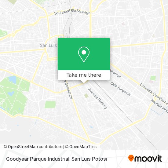 Mapa de Goodyear Parque Industrial