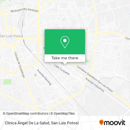 Clínica Ángel De La Salud map
