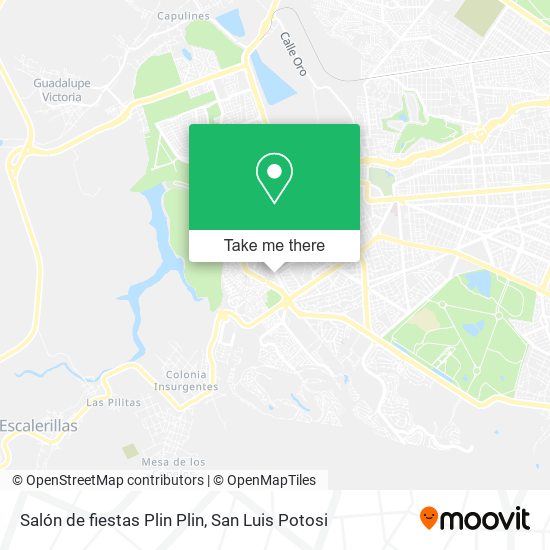 Salón de fiestas Plin Plin map