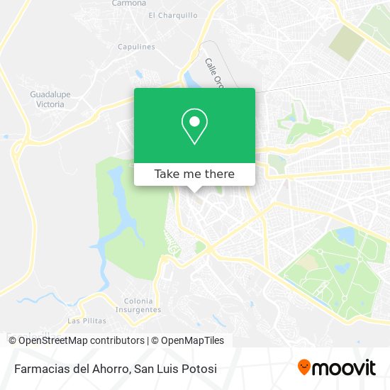 Farmacias del Ahorro map