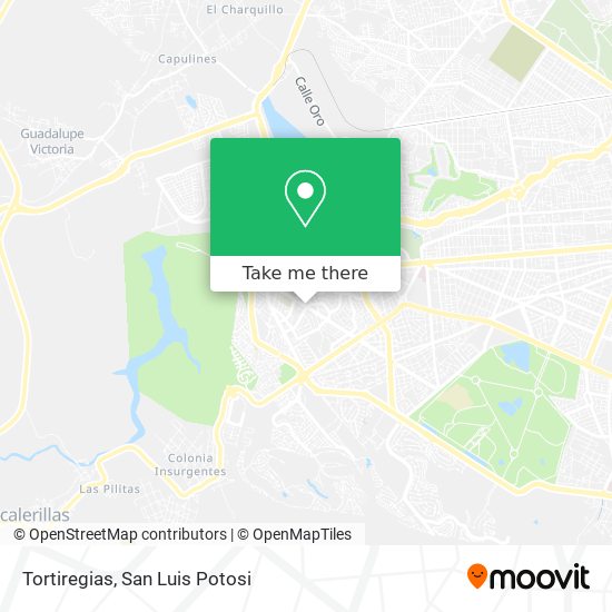 Tortiregias map