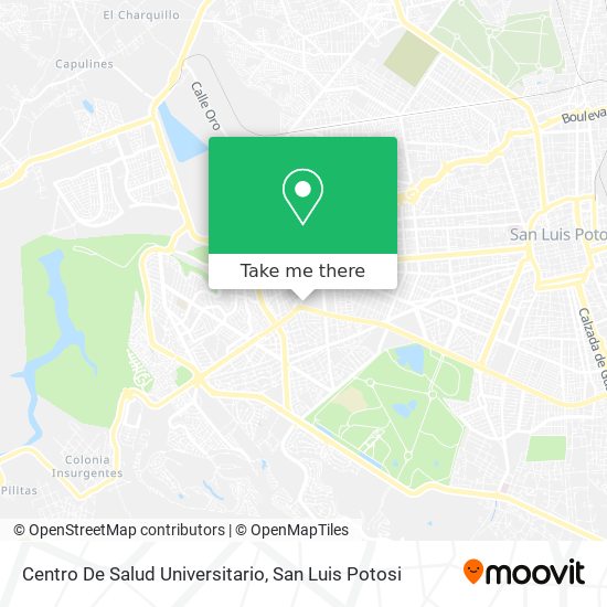 Centro De Salud Universitario map