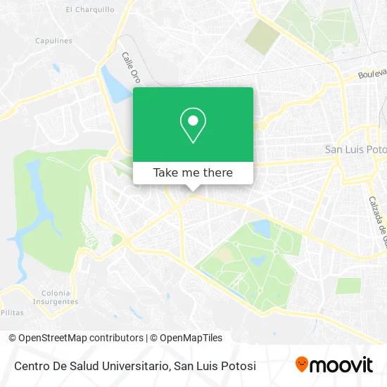 Mapa de Centro De Salud Universitario