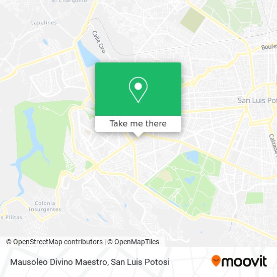 Mapa de Mausoleo Divino Maestro
