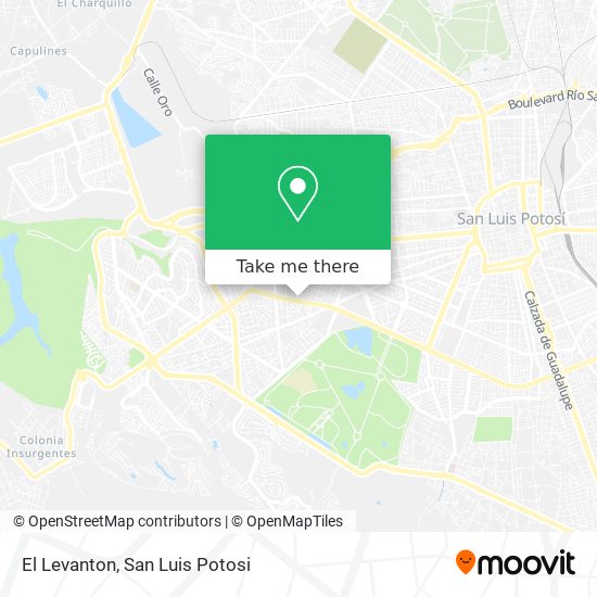 Mapa de El Levanton