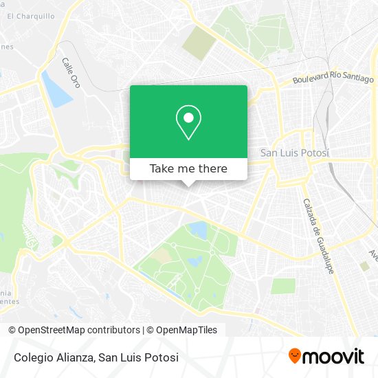 Colegio Alianza map