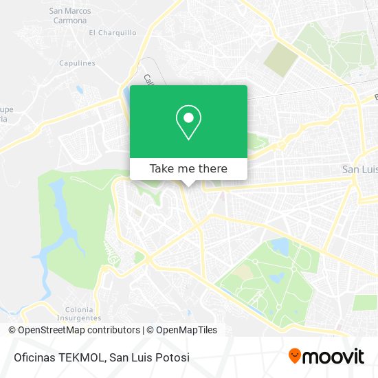 Mapa de Oficinas TEKMOL