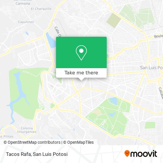 Tacos Rafa map