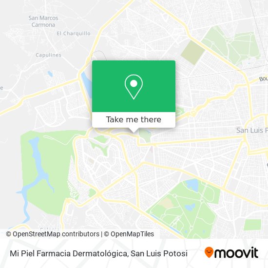 Mi Piel Farmacia Dermatológica map