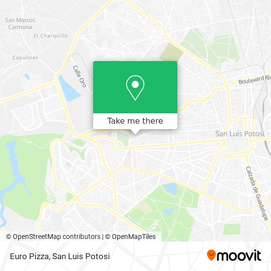 Mapa de Euro Pizza
