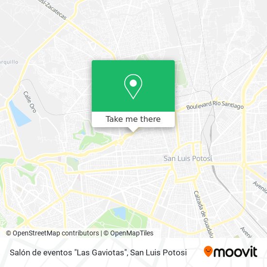 Salón de eventos "Las Gaviotas" map