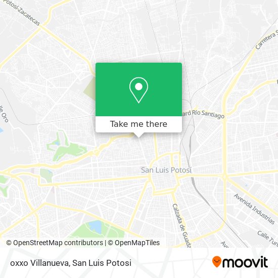 Mapa de oxxo Villanueva